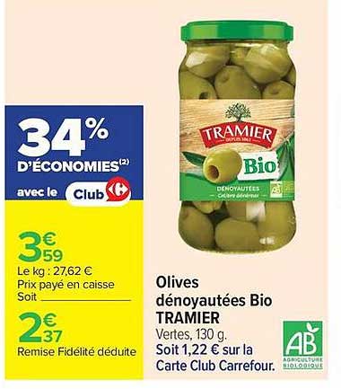 34% D'ÉCONOMIES(2) avec le Club Carrefour