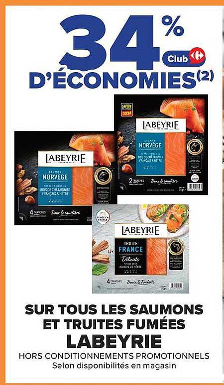 34% d'ÉCONOMIES(2)
