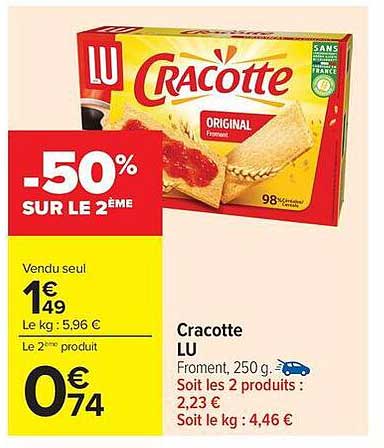 -50% SUR LE 2ÈME