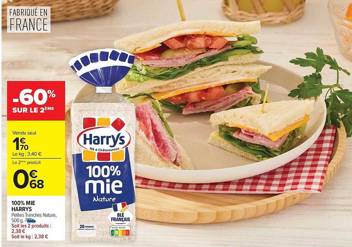 -60% SUR LE 2ÈME