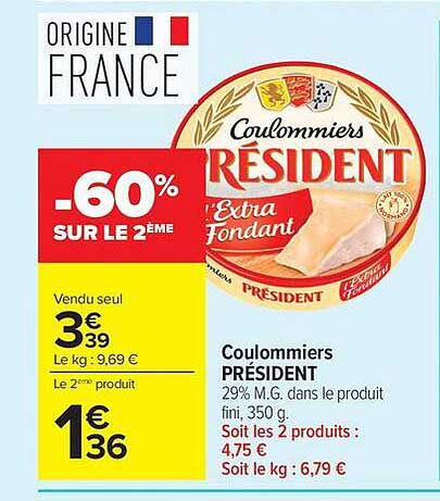 -60% SUR LE 2ÈME