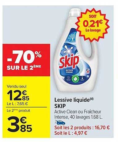 -70% SUR LE 2ÈME