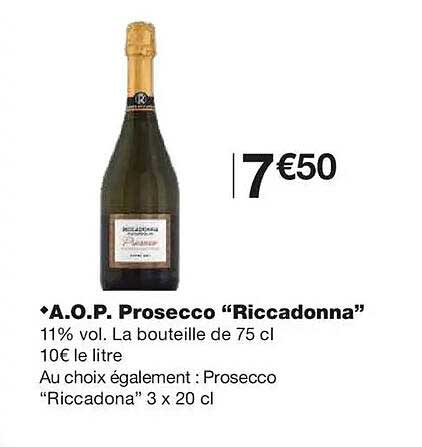 A.O.P. Prosecco “Riccadonna”