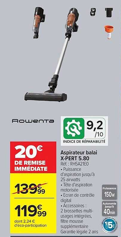 Aspirateur balai X-PERT 5.80