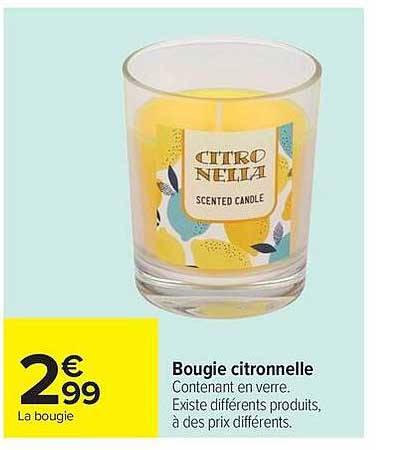 Bougie citronnelle