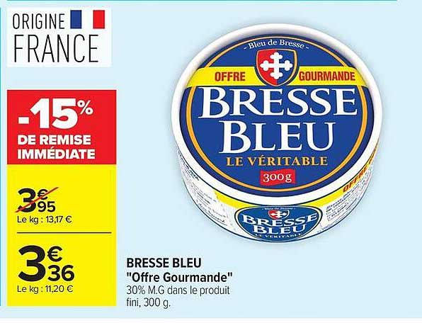 BRESSE BLEU "Offre Gourmande"