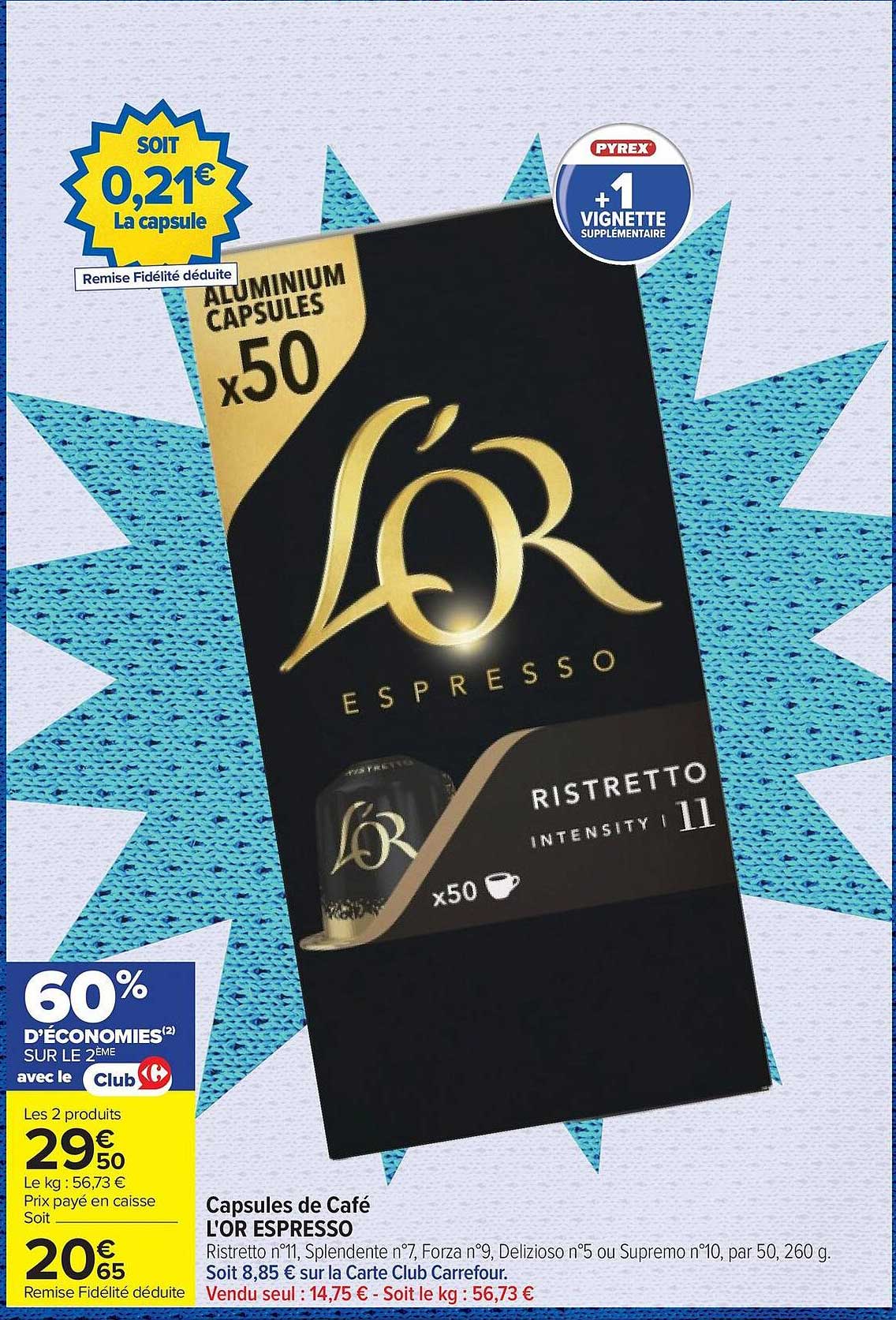 Capsules de Café L'OR ESPRESSO