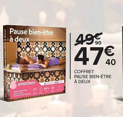 COFFRET PAUSE BIEN-ÊTRE À DEUX
