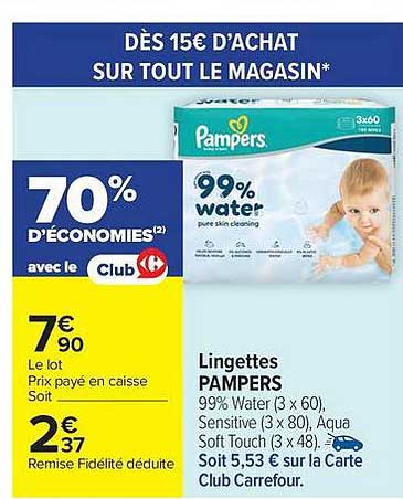 DÈS 15€ D’ACHAT SUR TOUT LE MAGASIN*