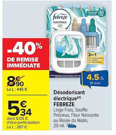 Désodorisant électrique FEBREZE