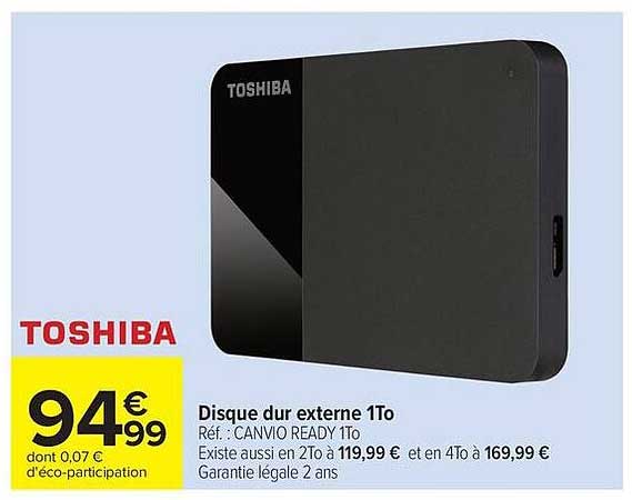 Disque dur externe 1To