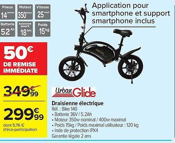Draisienne électrique UrbanGlide