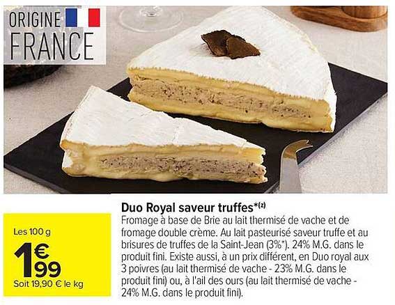 Duo Royal saveur truffes*(2)