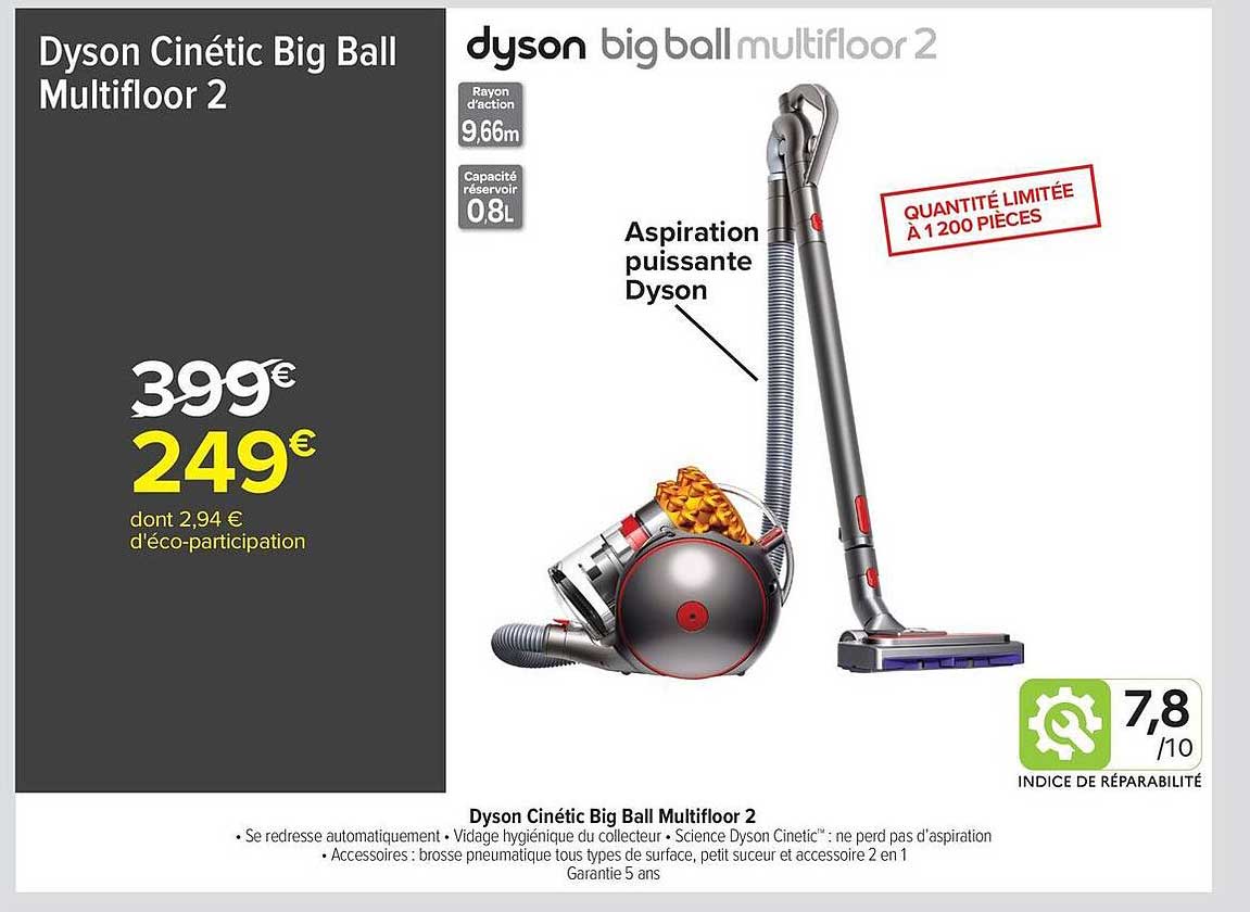Dyson Cinétique Big Ball Multifloor 2