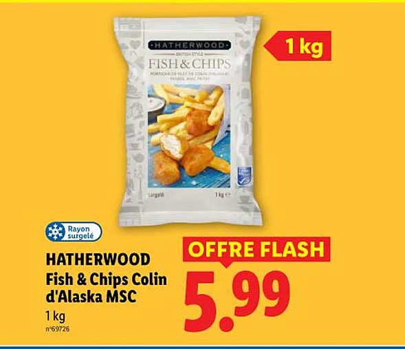 HATHERWOOD Fish & Chips Colin d'Alaska MSC