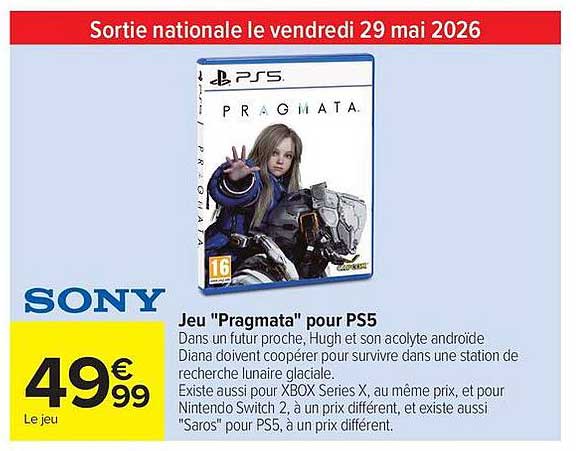Jeu "Pragmata" pour PS5