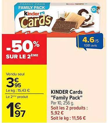 KINDER Cards "Family Pack"