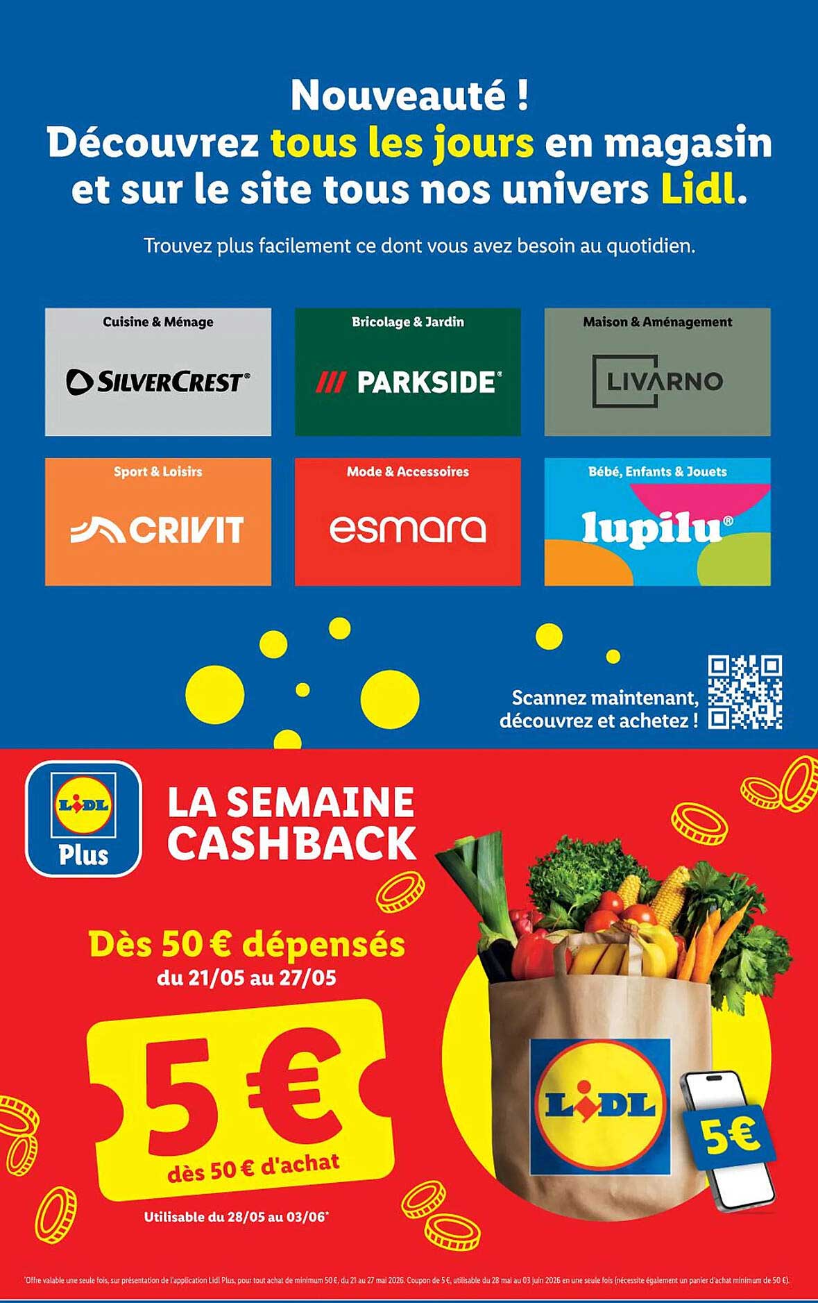 LA SEMAINE CASHBACK