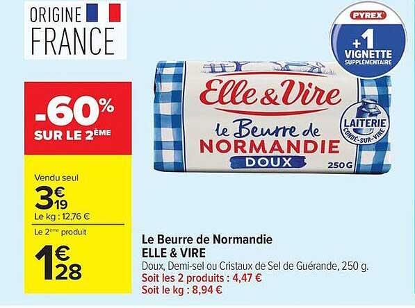 Le Beurre de Normandie ELLE & VIRE