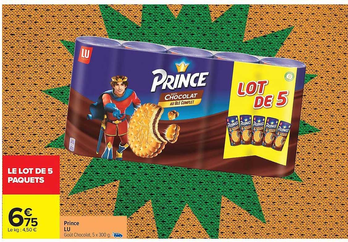LE LOT DE 5 PAQUETS