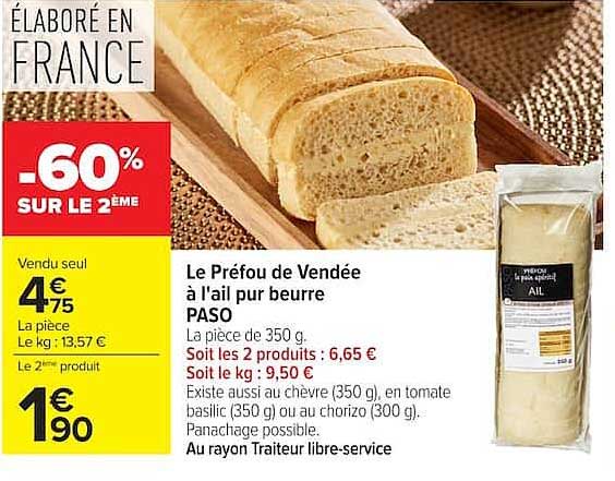 Promo Préfou Ail Paso chez Intermarché - 123Catalogue.fr