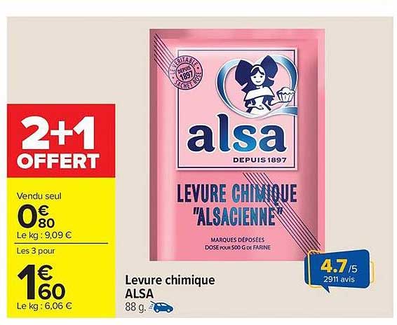 Levure chimique ALSA