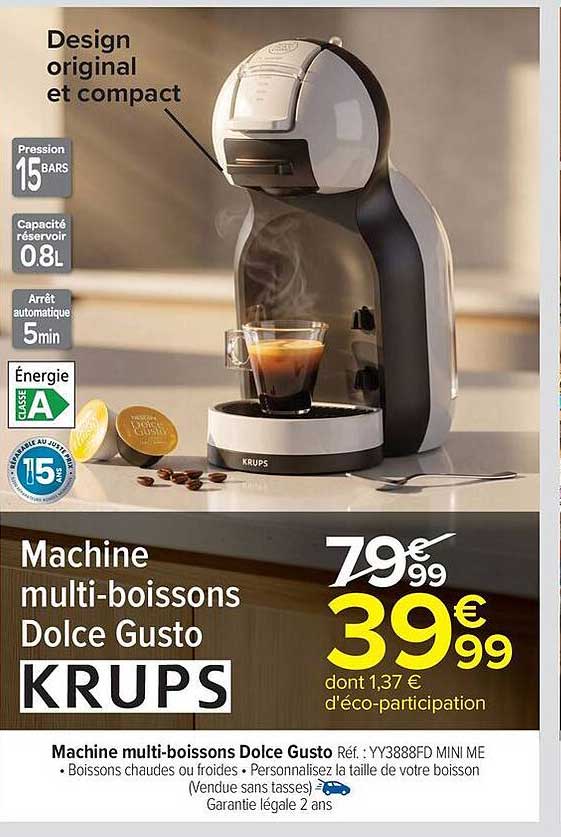 Machine multi-boissons Dolce Gusto KRUPS
