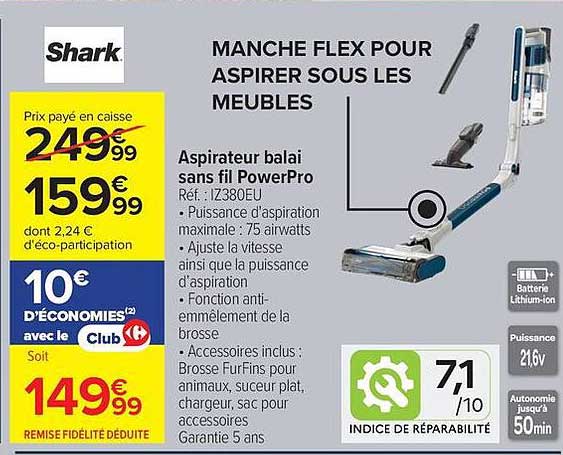 MANCHE FLEX POUR ASPIRER SOUS LES MEUBLES