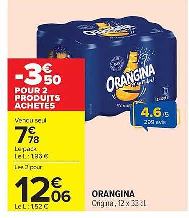 ORANGINA Original, 12 x 33 cl.
