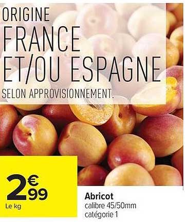 ORIGINE FRANCE ET/OU ESPAGNE SELON APPROVISIONNEMENT.