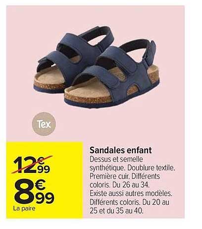 Sandales enfant