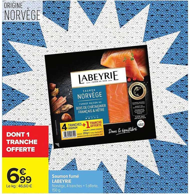 Saumon fumé LABEYRIE
