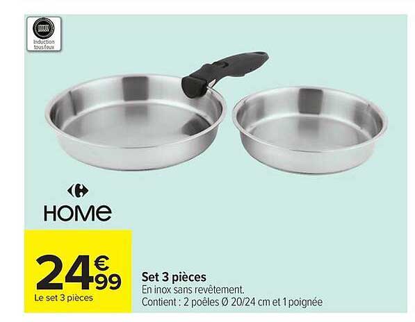 Set 3 pièces