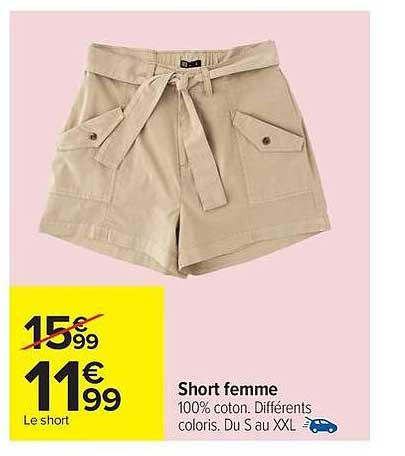 Short femme