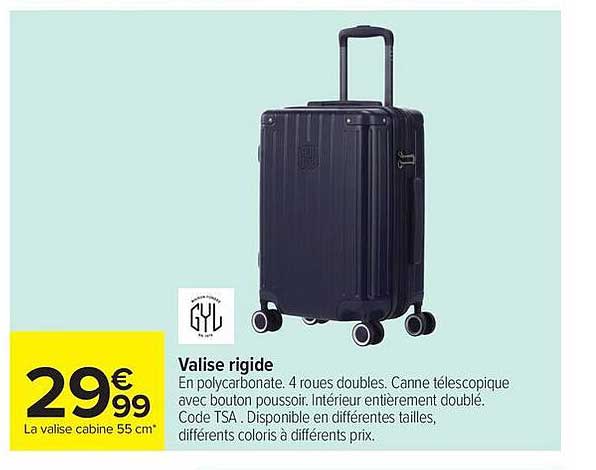 Valise rigide