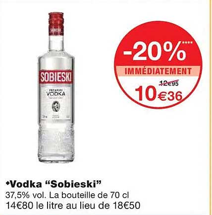 Vodka “Sobieski”
