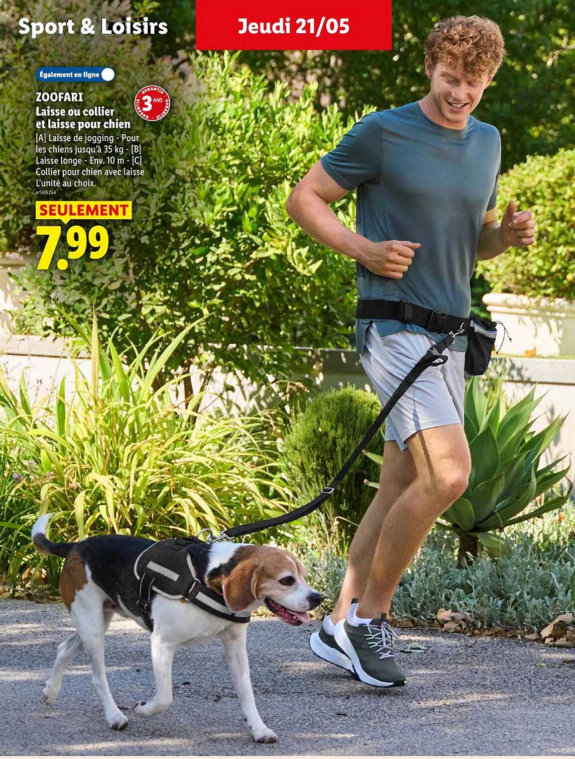 ZOOFARI Laisse ou collier et laisse pour chien