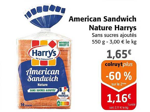 American Sandwich Nature Harrys