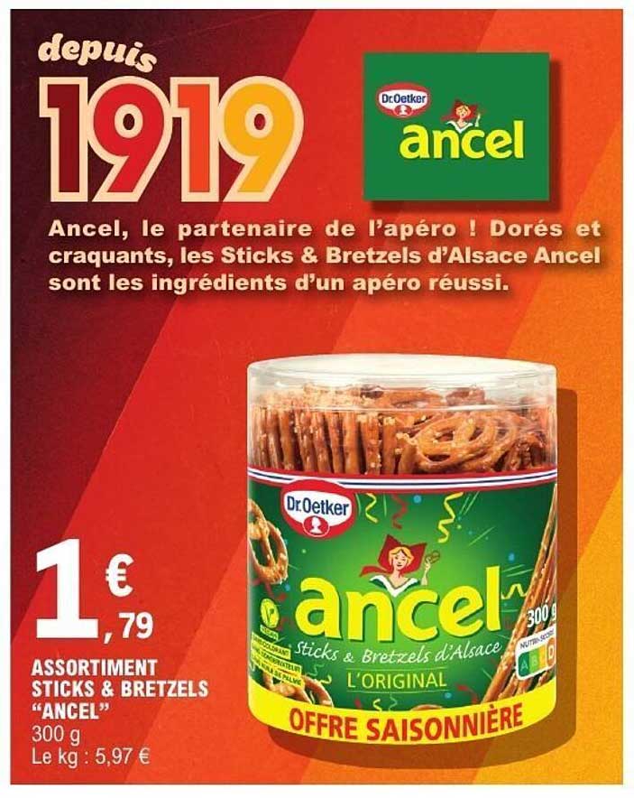 ASSORTIMENT STICKS & BRETZELS "ANCEL"
