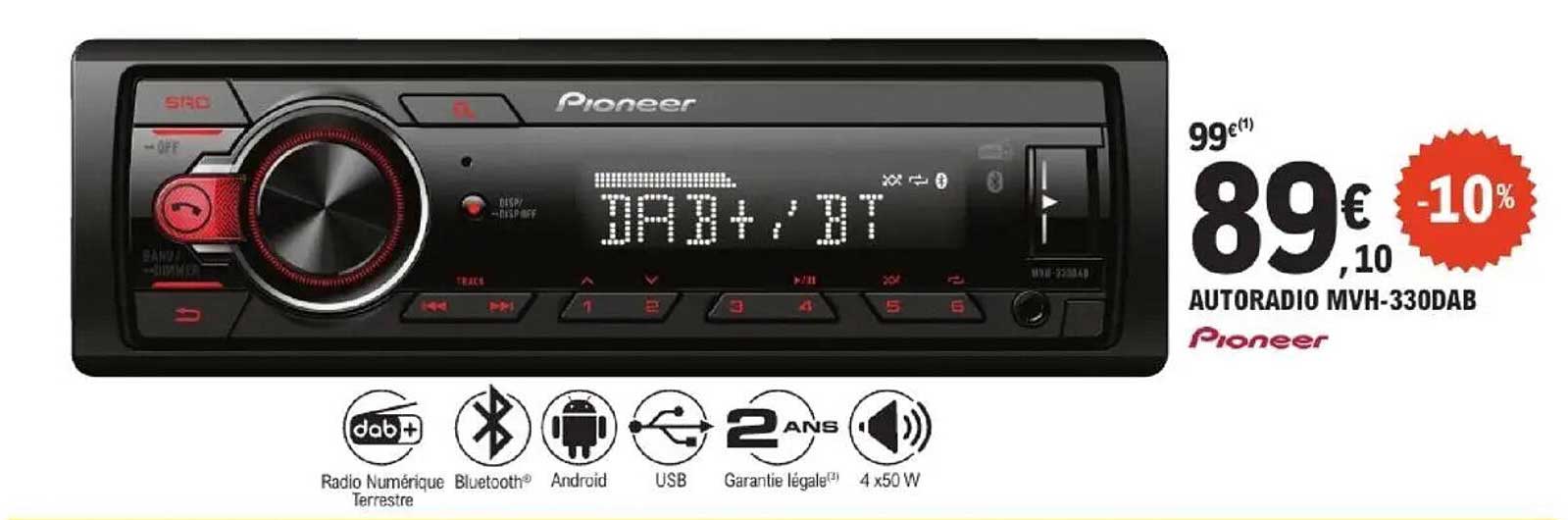 AUTORADIO MVH-330DAB