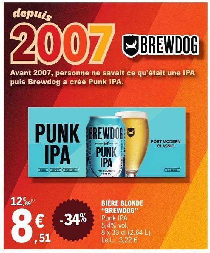 Bière blonde "Brewdog"