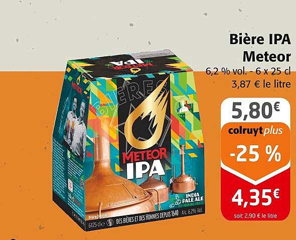 Bière IPA Meteor