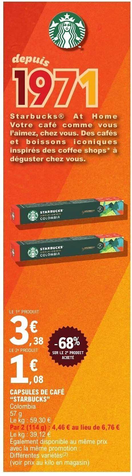 Capsules de café 'Starbucks' Colombia