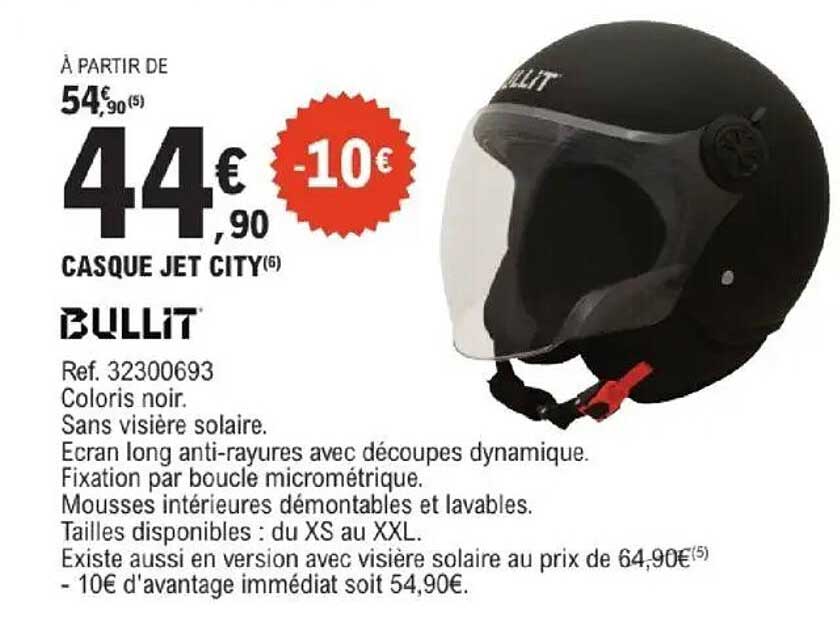 CASQUE JET CITY