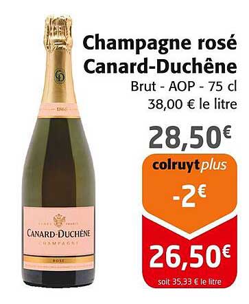 Champagne rosé Canard-Duchêne