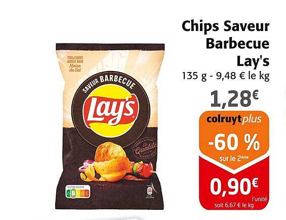 Chips Saveur Barbecue Lay's