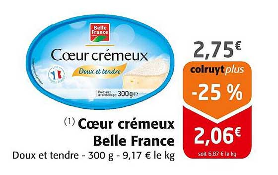 Cœur crémeux Belle France