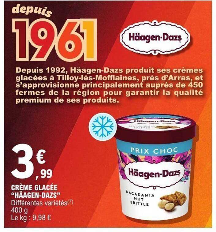 CRÈME GLACÉE "HÄAGEN-DAZS"