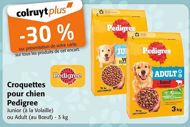 Croquettes pour chien Pedigree