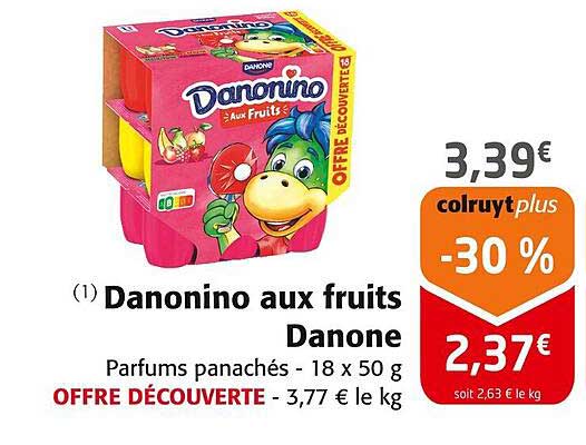 Danonino aux fruits